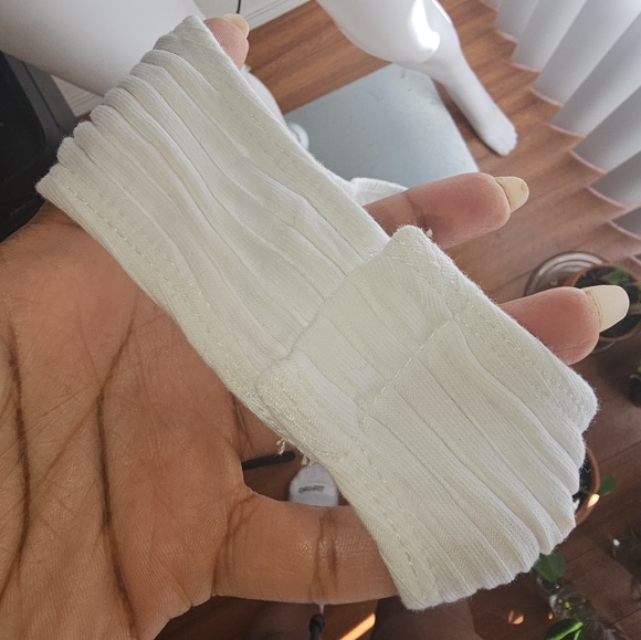 NOT Available ZARA NWT Ribbed Cut Out Bodysuit  White Size Small - Picture 4 of 16